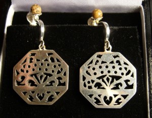 Octagonal Anglo Earrings 